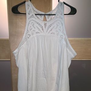 Loft crochet tank.